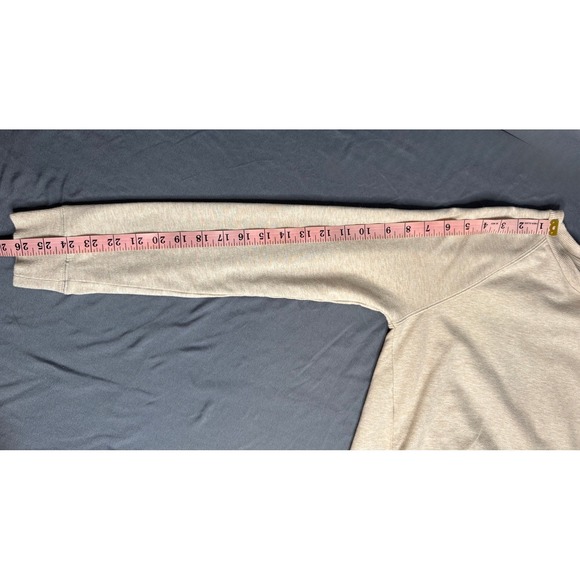 Michael Kors Womens Oatmeal Heather Lace Up Side Grommet Sweatshirt Small Beige - Picture 10 of 16